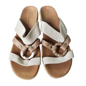 Skechers Natural Beverlee Sail Away Sandals Size 11